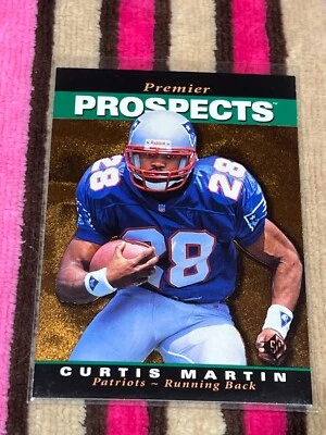 1995 UPPER DECK SP PREMIER PROSPECTS RC #18 CURTIS MARTIN H.O.F. NMMT ROOKIE ! - Photo 1/2