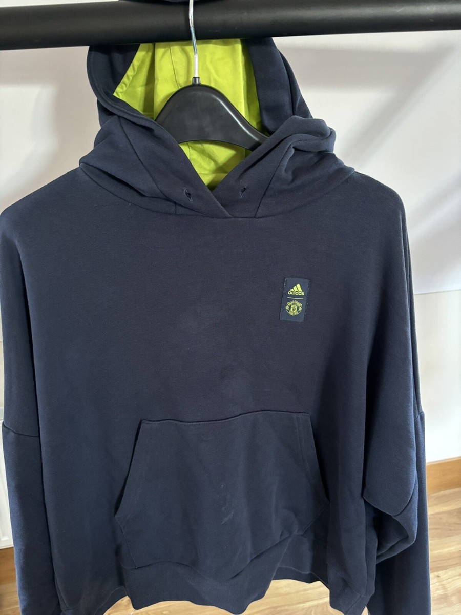 Adidas Manchester United Navy Hoodie Size XS Men’s Unisex
