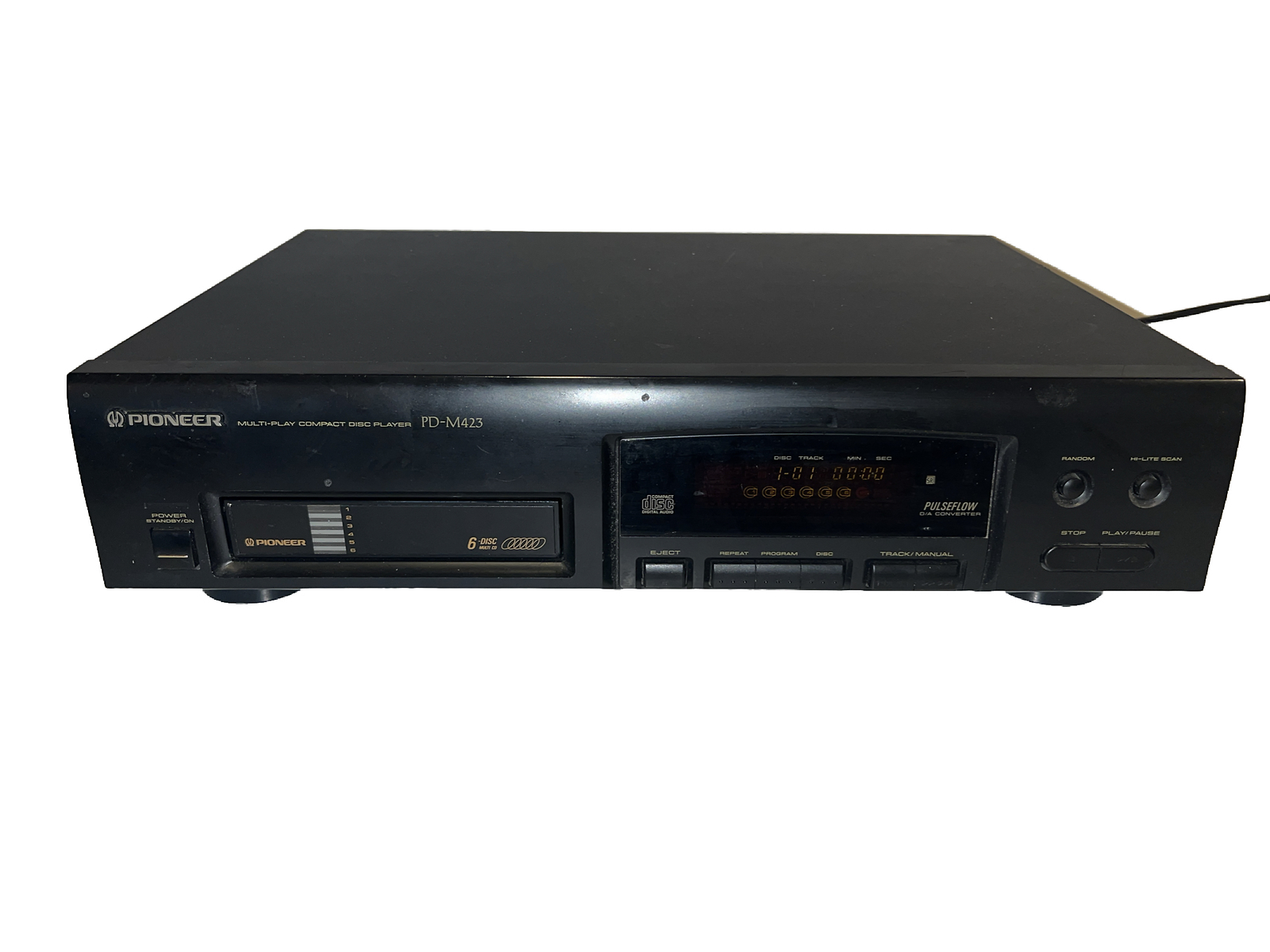 Pioneer PDM423 6 CD Changer Player Tested And Works! Skips Track 1 eBay