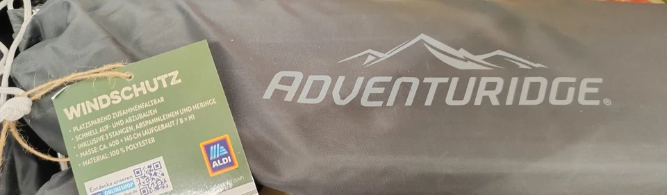 Windschutz Sonnenschutz 400 x 145 cm Sichtschutz Camping /Garten Terasse Markise - Bild 3 von 3