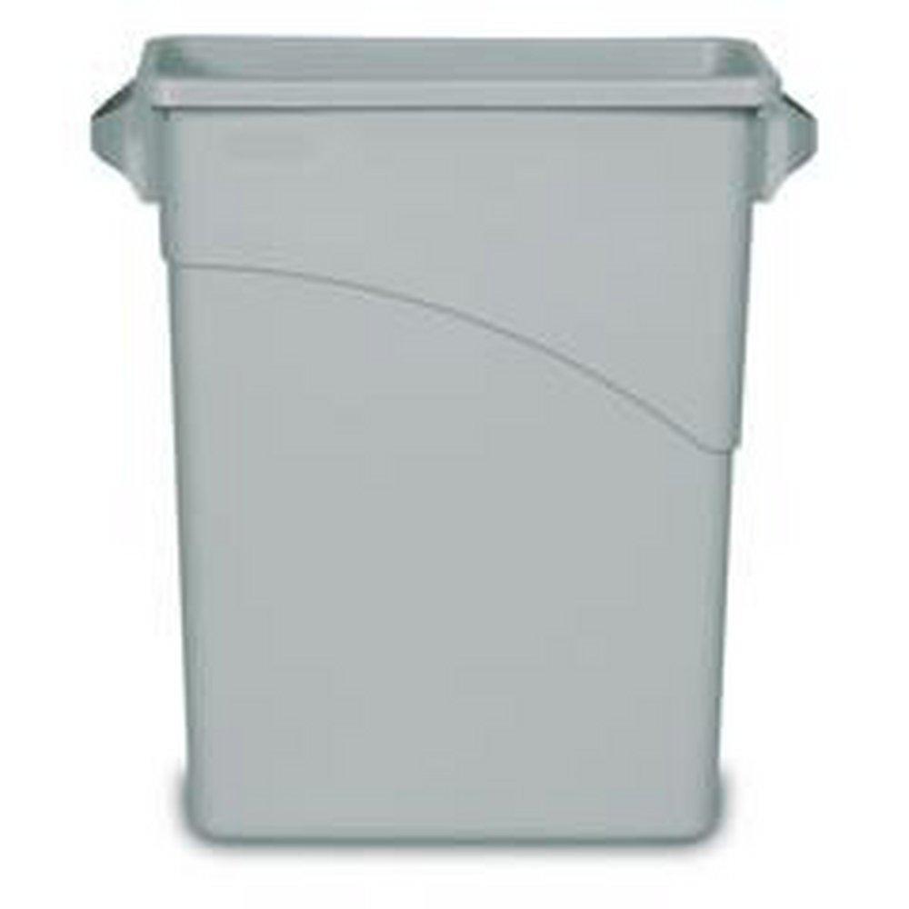 Trash Can 16 Gal Slim Jim with Handles 1971258 for Rubbermaid Rum1971258-image