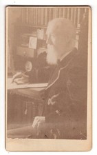 Antique CDV Circa 1868 Abdullah Freres Old Bearded Man Constantinople Turkey