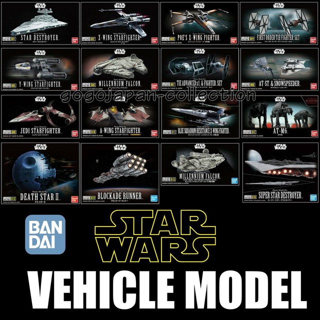 BANDAI STAR WARS VEHICLE MODEL 16 Model kit Set eBay