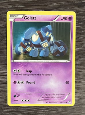 low pop pokemon cards Low Pop Pokemon - Golurk Plasma Blast 46/101 Holo Rare Pokemon Card