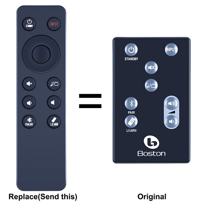 Remote Control For Boston Acoustics SoundWare XS Satellite Speaker System A-045