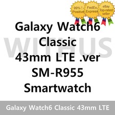 SAMSUNG Galaxy Watch6 Classic 43mm LTE Version SM-R955N Smartwatch - Tracking