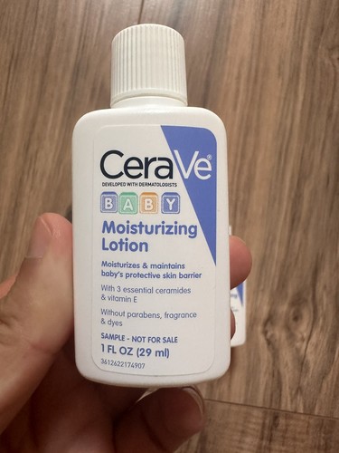 5 x CeraVe Baby Moisturizing Lotion Travel Size 1 FL OZ 29ml - Picture 2 of 4
