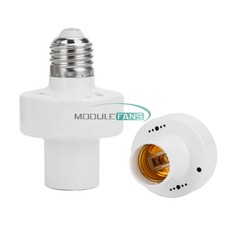 1 10 Radar Sensor Light Bulb Adapter Lamp Holder Base AC85-265V E27 Light Head