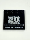 Lego Star Wars 20th Anniversary Black Plate Luke Skywalker