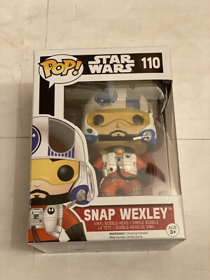 Star Wars Funko POP 110 Snap Wexley XWing Vaulted Retired Force Awaken