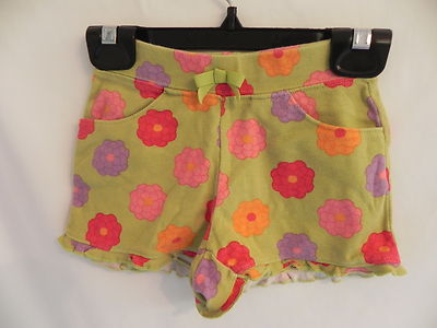 Gymboree Girls Green Short w/ pockets, bow on waist and colorful ...