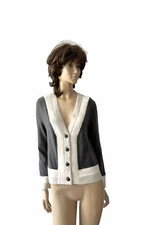 RAG & BONE EXTREMELY SOFT GRAY ANGORA BLEND CARDIGAN- SWEATER SIZE M