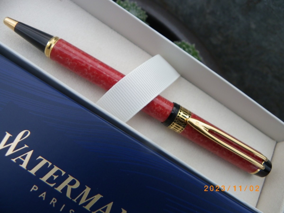 Stylo Bille / Roller Waterman Man 200 Patrician - Résine Laque Rouge Corail - Neuf De Stock (sans Emballage)
