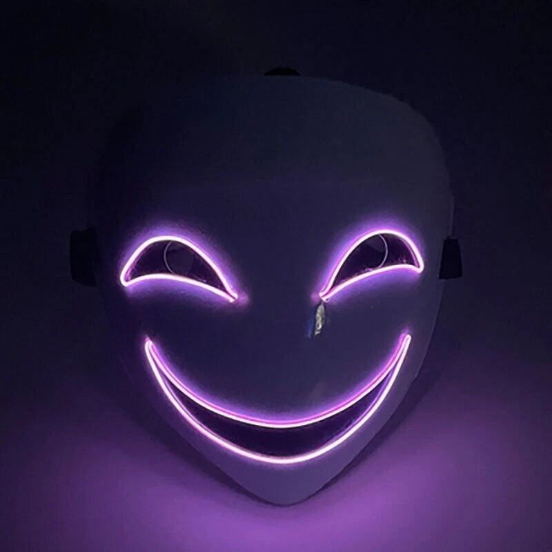 DARKER THAN BLACK Li Shunsheng Smile Luminescence LED Mask Full Face Cos Prop - Image 4 of 4