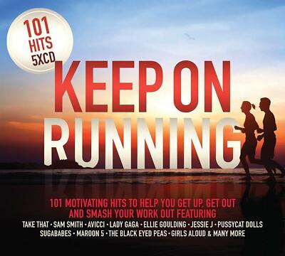 101 Hits Keep On Running ~ New Sealed 5CD To Help You Get Up And Get Out Workout