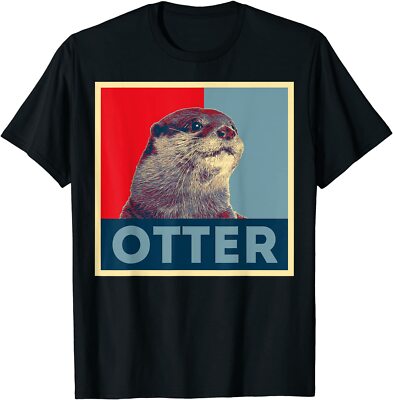 NEW LIMITED Otter Funny Animal Independent Voter Hate Politics T-Shirt