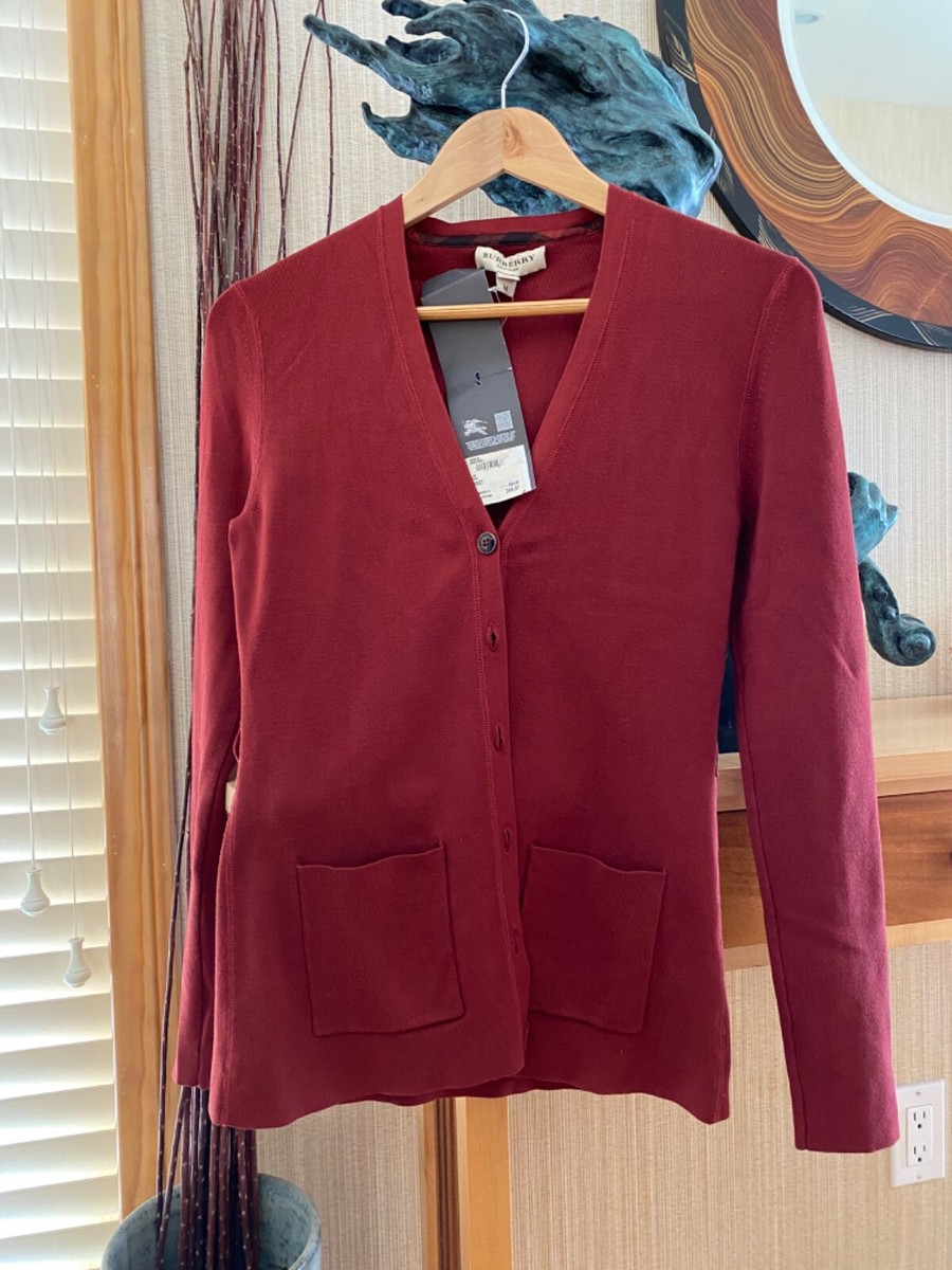 BURBERRY women's sweater 88% silk (size M) | eBay