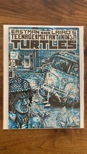 Eastman and Laird's TEENAGE MUTANT NINJA TURTLES 3 1st Print Back Cover Tear