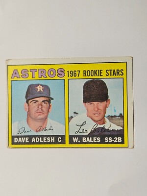 1967 TOPPS #51 ASTROS ROOKIES VG/EX Adlesh Bales Actual card is scanned