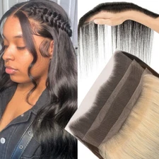 CLEARANCE Women FULL Lace Hairline Topper Toupee Frontal Hairpiece Human Hair US