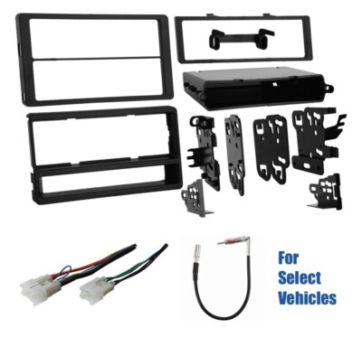 Car Stereo Radio Install Dash Kit Wire Harness Ant for 2005-2008 Toyota Matrix