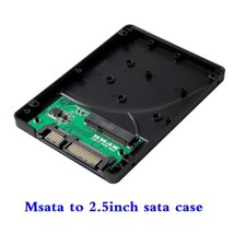 mSATA SSD to 2.5" SATA Enclosure Converter Adapter Card SSD Case Tool