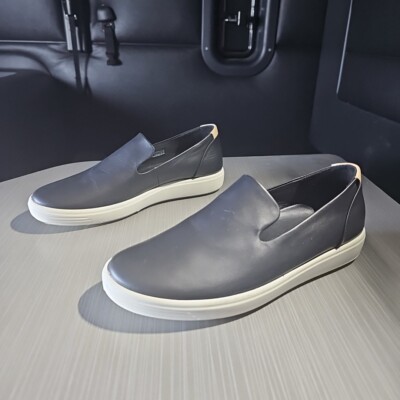 ECCO Soft 7 Black Slip-on Leather Shoes Women Size 5-5.5 NWOB $175