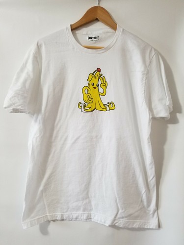 Fortnite Peely Peace Sign T-Shirt White 