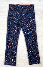 Marika Sport Womens Blue  Peach Leopard Yoag/Athletic Pants Print Size M 8-10 