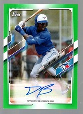 2021 Topps Pro Debut Autographs Green #PD94 Dasan Brown 98/99