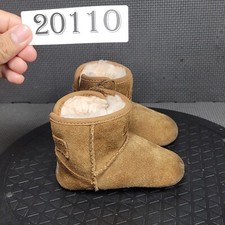 Ugg Jesse II Boots Toddler Sz 1 Brown Beige Faux Fur Lined Booties