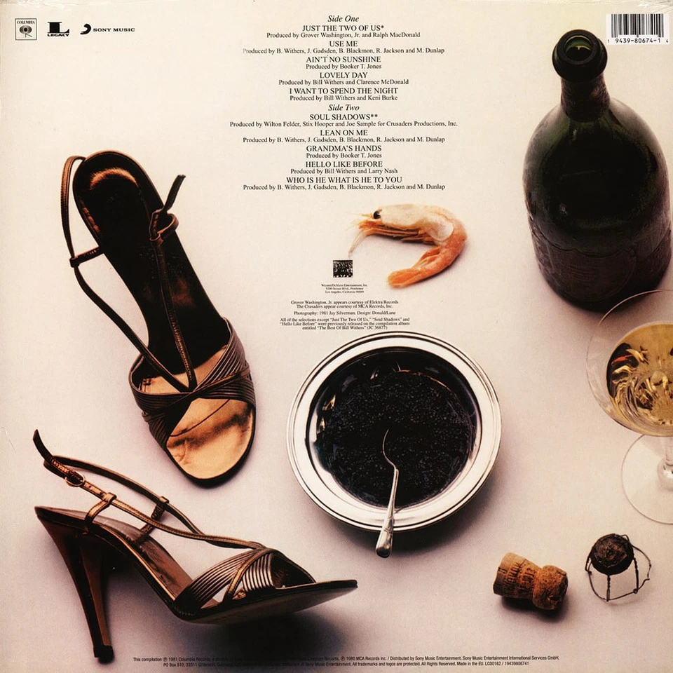 Bill Withers - Greatest Hits (Vinyl LP - 1981 - EU - Reissue) - Bild 2 von 2