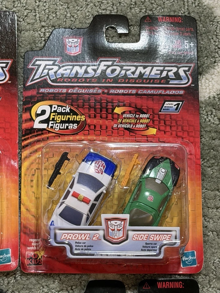 2001 Transformers Robots in Disguise 2 Pack Figures Level 1 Lot - Image 4 of 4