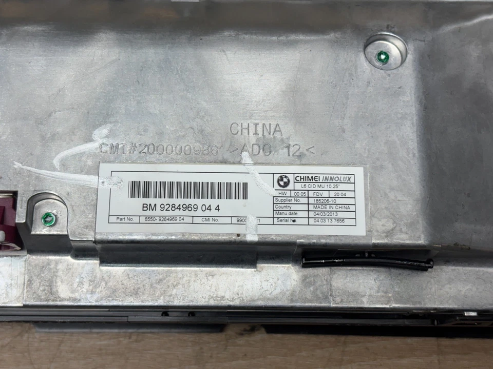 BMW 740I 750I 750LI F01 OEM TABLERO MEDIOS GPS NAVEGACIÓN INFORMACIÓN PANTALLA DE VISUALIZACIÓN Foto 3 de 3