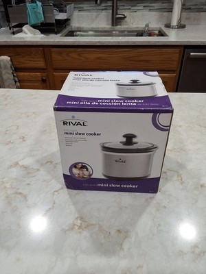 BRAND NEW Rival Mini Slow Cooker Crock Pot 0.65 Quart Capacity Dips Appetizers