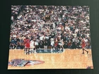 Original 1997-98 Michael Jordan 8x10 Photo The Iconic LAST SHOT 6th Title MVP