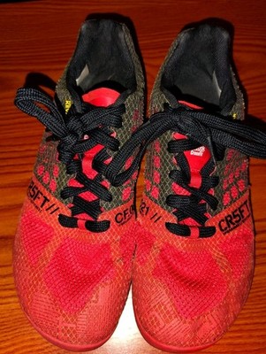Reebok Men's Shoes Crossfit Nano 5.0 Sz 9.5 Red/Black  AQ9343  Kevlar, Training