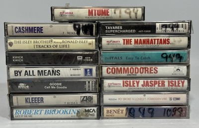 Isley Brothers & More Cassette Lot Of 15 Tapes Factory Sealed R&B Soul Funk B3