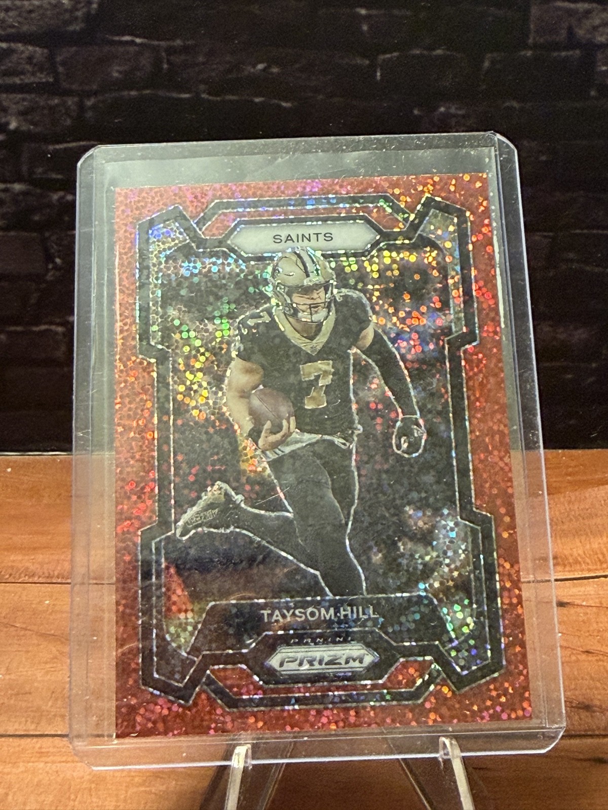 2023 Panini Prizm - Taysom Hill #217 Red Sparkle Prizm