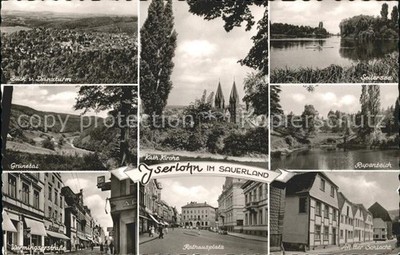Iserlohn Seilersee Rupenteich Town Hall Square Wermingserstrasse
