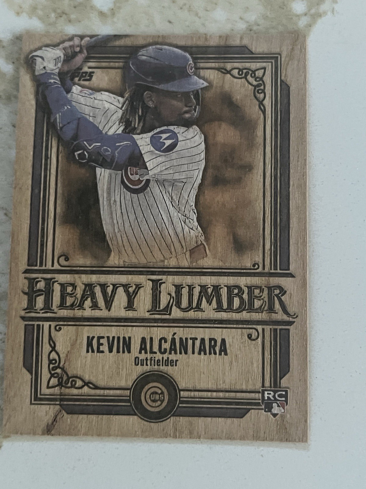 Kevin Alcantara Chicago Cubs 2025 Topps Update Heavy Lumber Rookie Card #HL-69