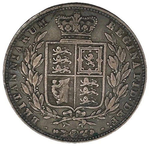 1844 Victoria Half Crown — photo from the most recent tracked eBay sale