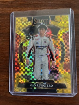2026 Select Racing Gio Ruggiero Fotl Gold Plaid /13 Grandstands
