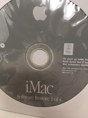 Apple iMac Media OS Upgrade Discs 9 9.2.1 X 10.1 Software Restore