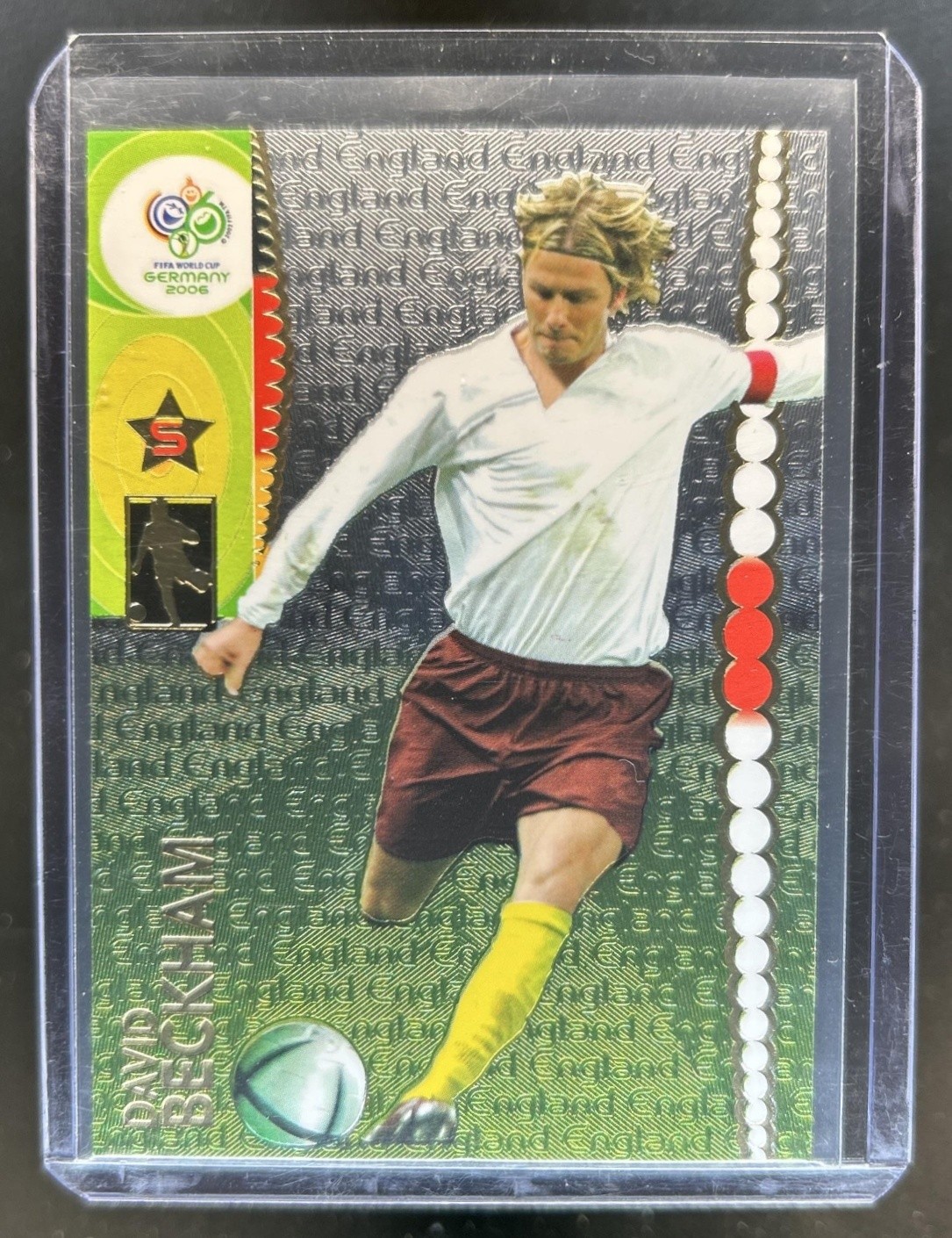 2006 Panini World Cup David Beckham #93 England