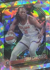 2025 Prizm WNBA Tina Charles Connecticut Sun Cracked Ice #3