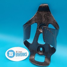 1 Carbon Fiber Cycling Water Bottle Cage 24g EUC!! e4