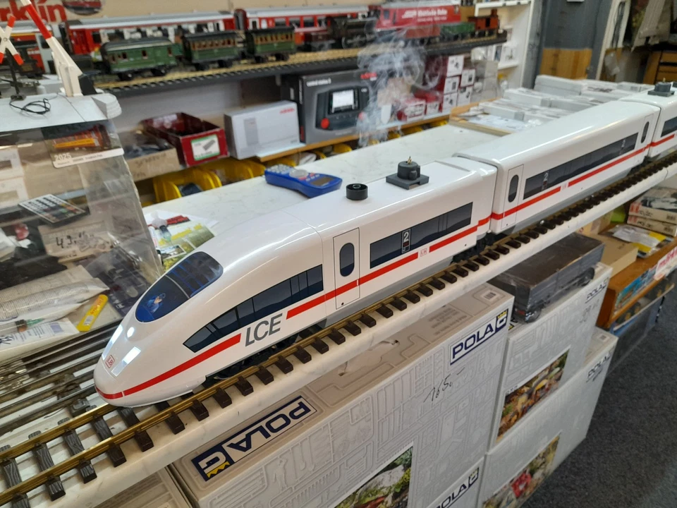 Spur G LGB - DIESEL - ICE SOUND LED-Licht rot/weiss + gep.VERDAMPFER ++