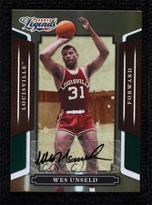 2008 Donruss Americana Sports Legends 3/5 Wes Unseld #86 Auto HOF ow6