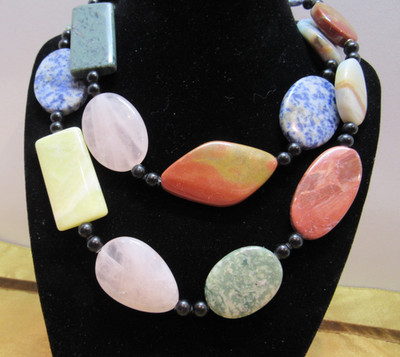*Mine Finds* Jay King ~ 33'' Multicolor Multi-Shape Necklace ~ NEW - Never Worn